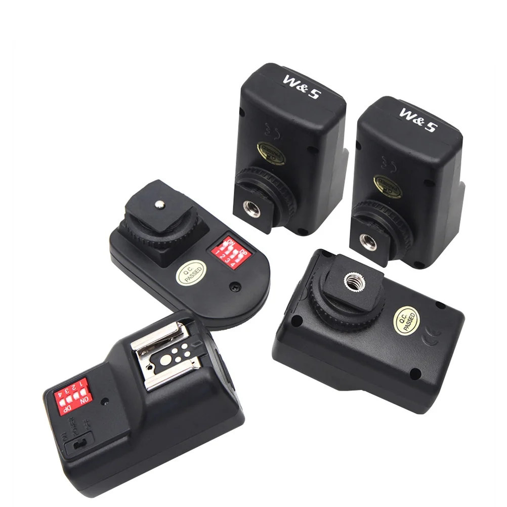 

Wireless Flash Trigger 4 Receiver 30M Range 1/250S Sync Speed For Camera Studio Photography Flash Trigger