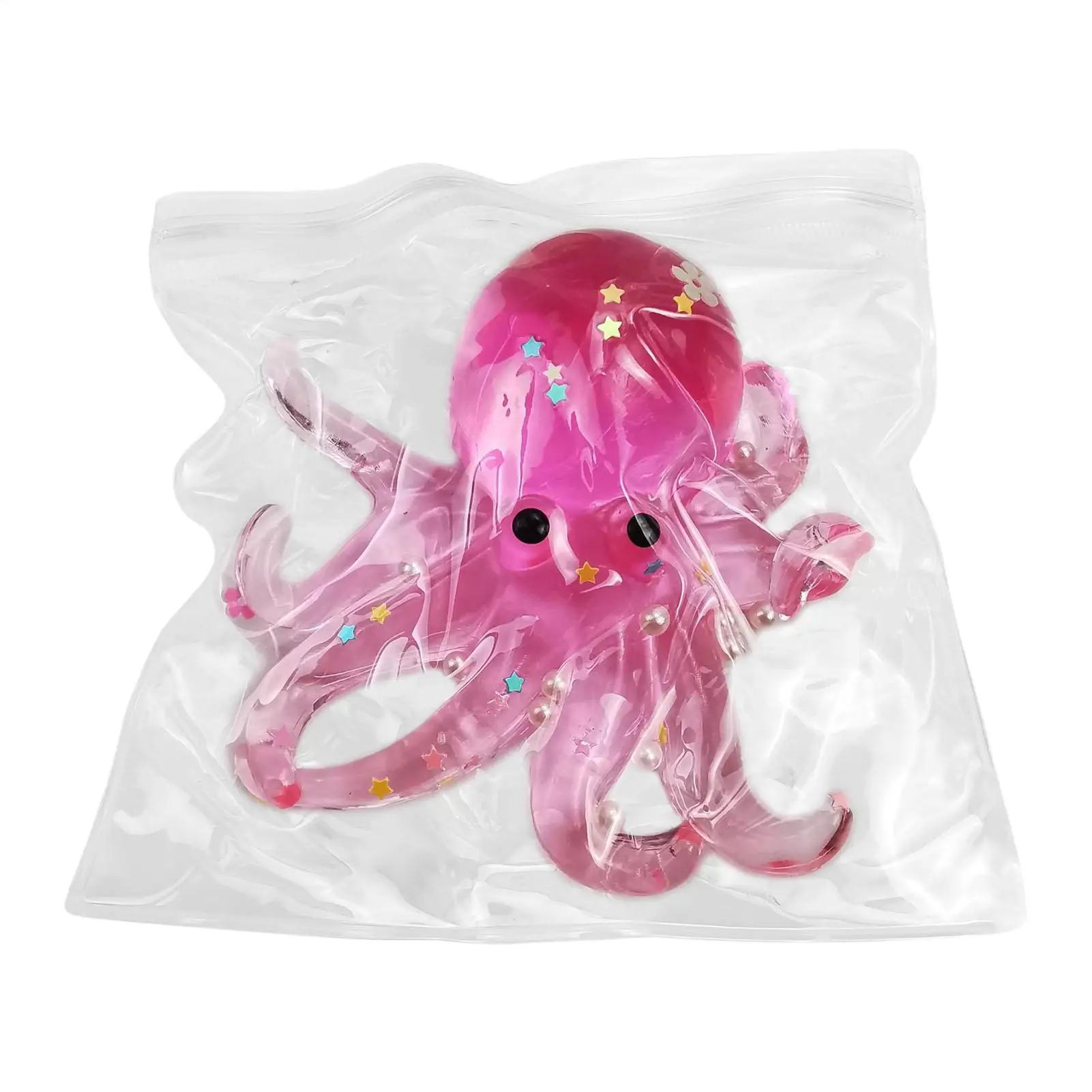 Sensory Squeeze Toy Relaxing Adorable Companion Squeeze Miniature Octopus Theme For Classroom Commuting Travel School PartyBoys