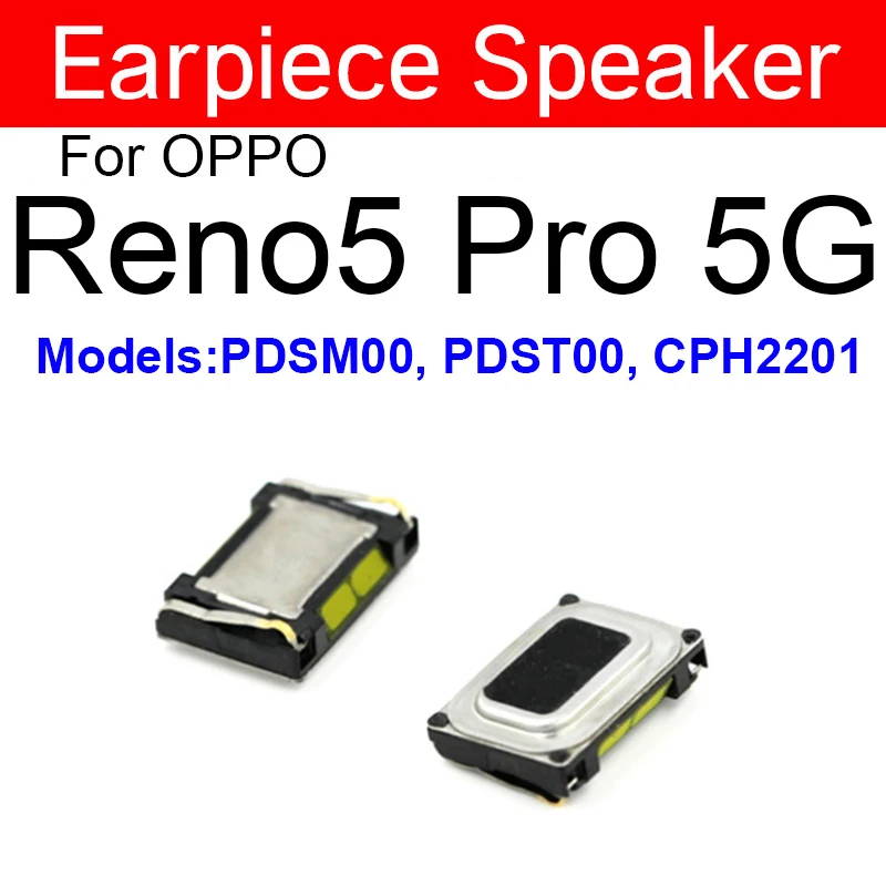 Earpiece Speaker For OPPO Reno 5 6 7 Pro Plus 5Lite 7Lite 5F 5K 5Z 7Z 7Se 5G Top Earpiece  Sound Earpiece Speaker Flex Cable