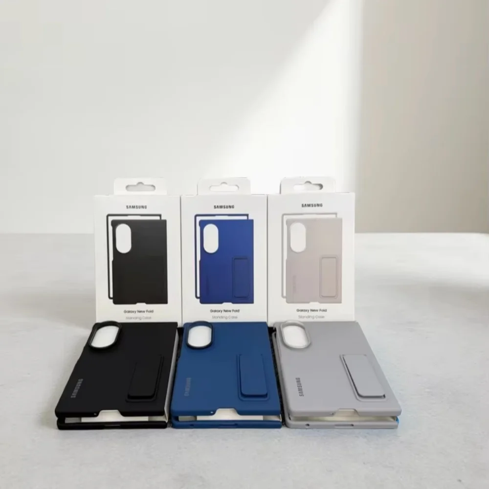 Samsung Galaxy Fold8 Fold8 Ultra Stand-Handyhülle, mattes Silikon-Cover mit Ständer, faltbare Handyhülle für Fold 8 Ultra