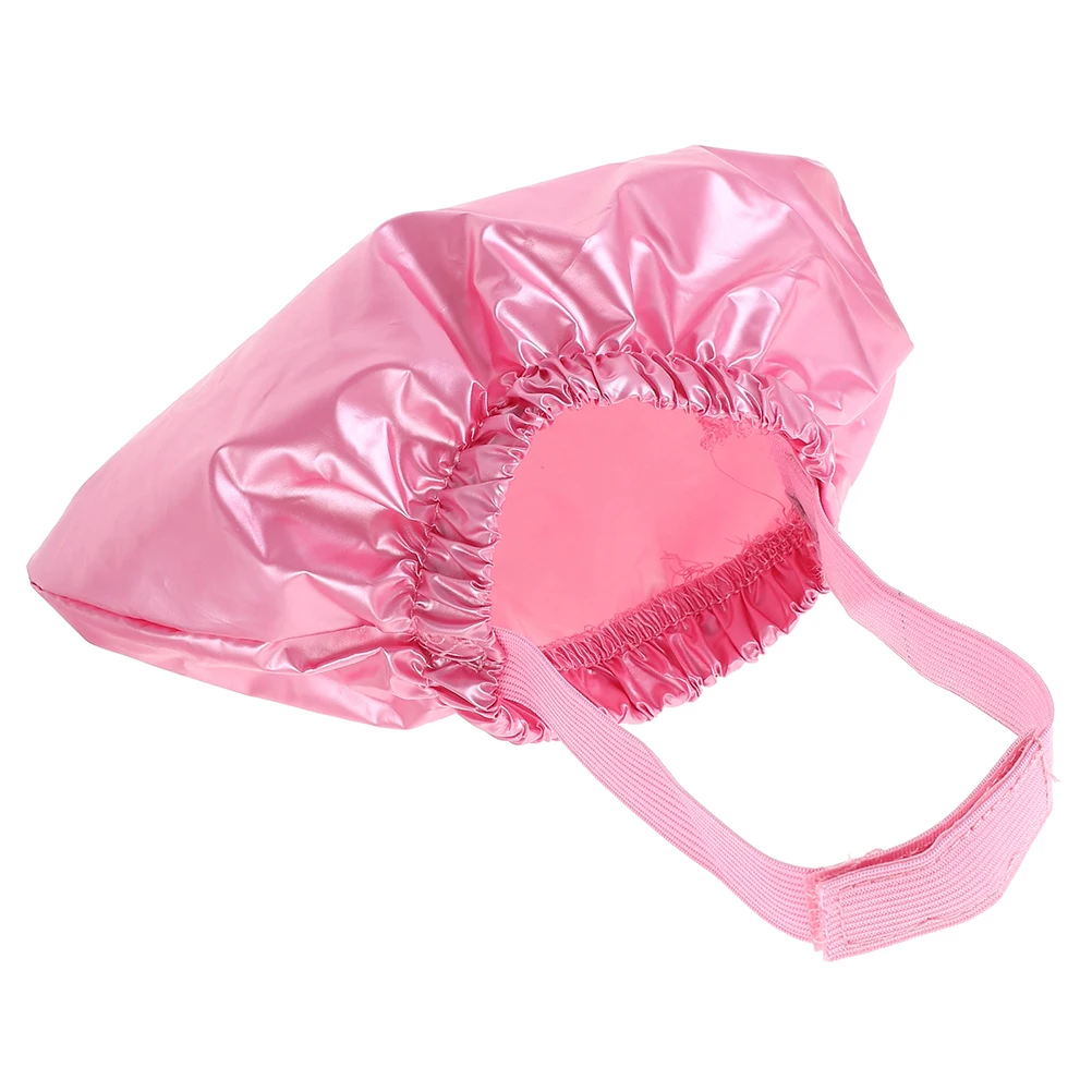 

Waterproof Pet Shower Cap Dog Bath Ear Cover Adjustable Strap Puppy Hat Reusable Kitten Bath Caps Portable Dog Hat Satin