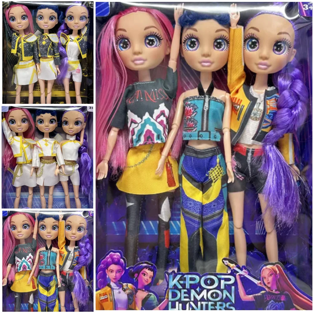 

Anime Demon Hunters Vinyl Toy Rumi Mira Zoi 14+y Character Doll KPop Fan Gift Birthday Collectible Figurine