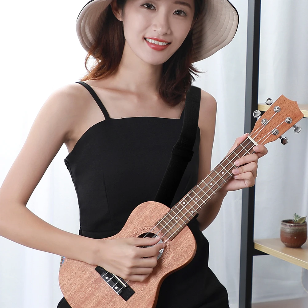 

2Pcs Thickened Guitar Strap Strong Load Bearing Adjustable Folk Electric Guitar Replacement Shoulder Belt Stylish