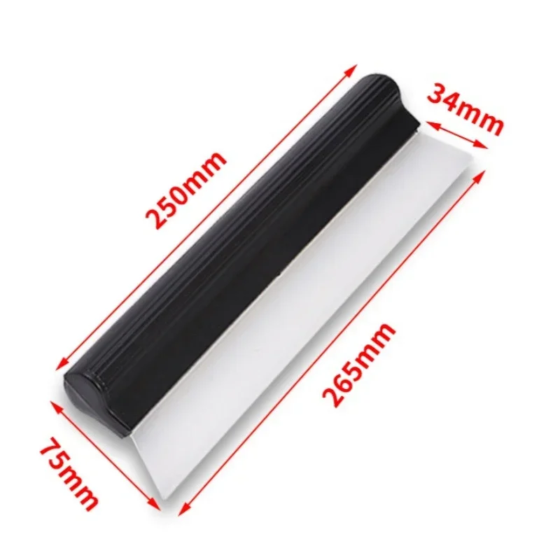 Car Flexible Soft Silicone Water Wiper Car Window Cleaning Glass Scraper Handy Squeegee Auto Blade Clean Scraping Tools Car Tool