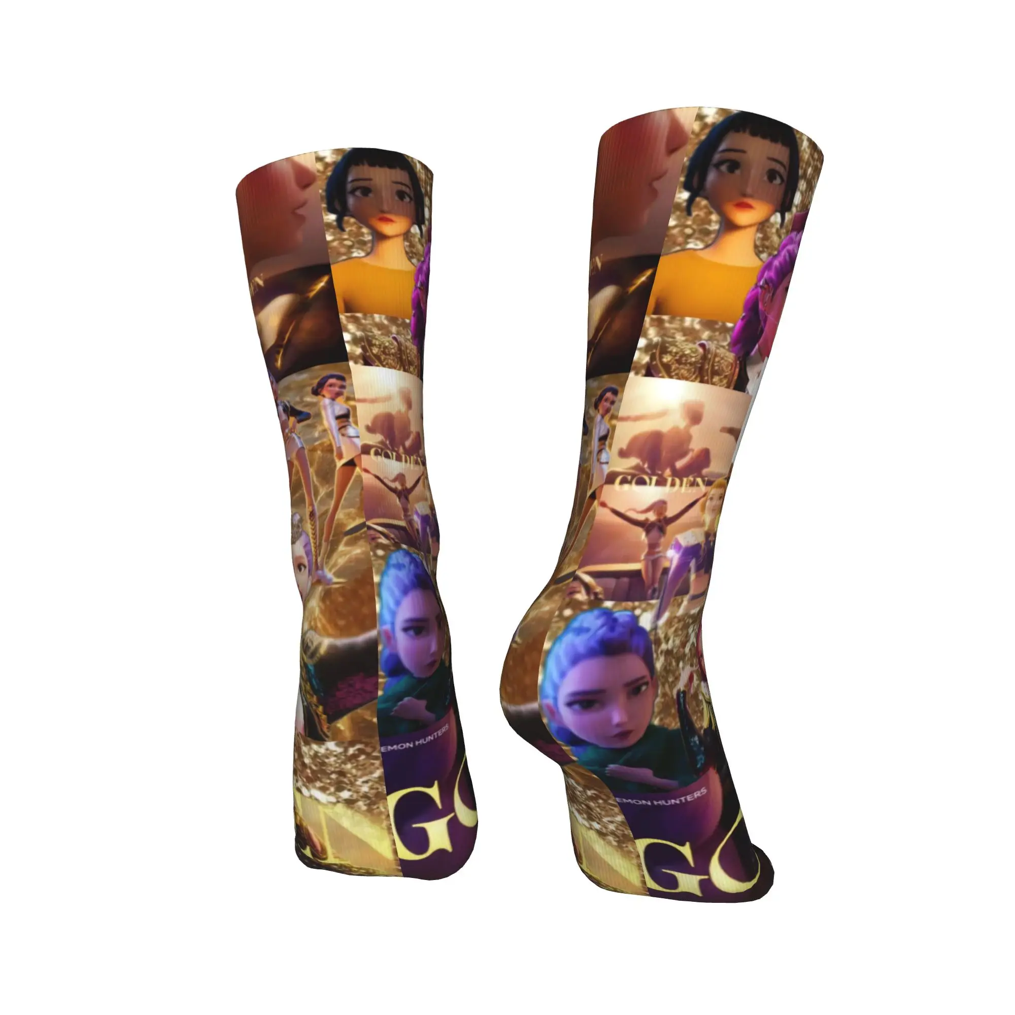 Kpop inspired Huntrix Girls Stockings Unisex Men  Socks Warm Soft Modern Socks Autumn Running Sports Anti Slip Design Socks Gift