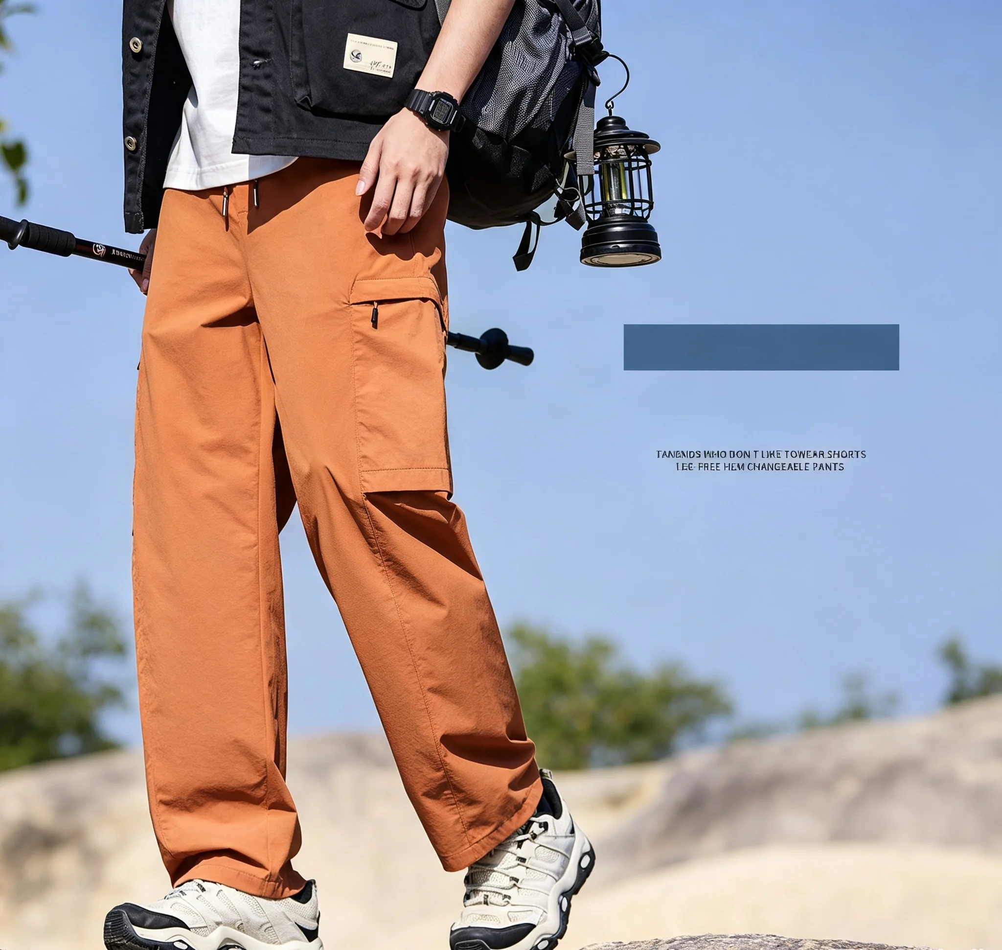 Outdoor Sport Hose - Mens Cargo Pants Men Solid Color