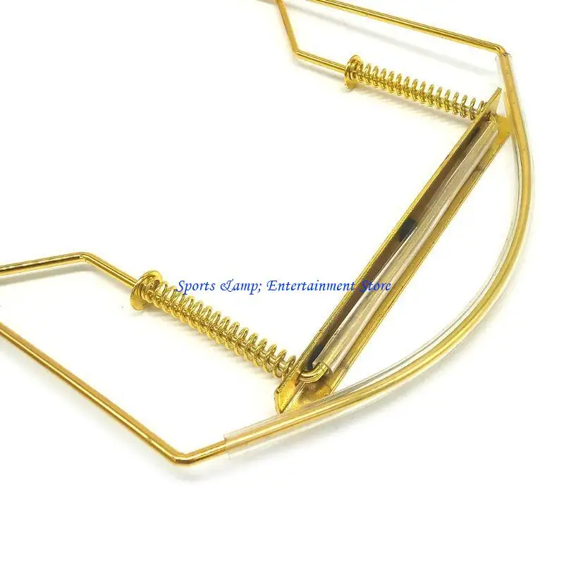 G7NF معدن هارمونيكا الرقبة حامل القيثارة رف دعم قوس ل 10 ثقوب هارمونيكا الآلات