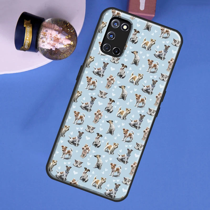 Jack Russell Terrier Dog Funny For OPPO A5 A9 2020 A31 A53 A52 A72 Reno 2 Z Find X3 Pro A3S A91 A93 A15 A1K Phone Case