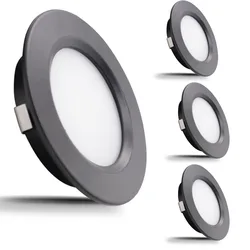 DC12V Recessed LED Spotlight Lamp Led Lights Round Ultra-Thin Camper Interior Lighting Small Downlight RV Boat Recessed Ceiling