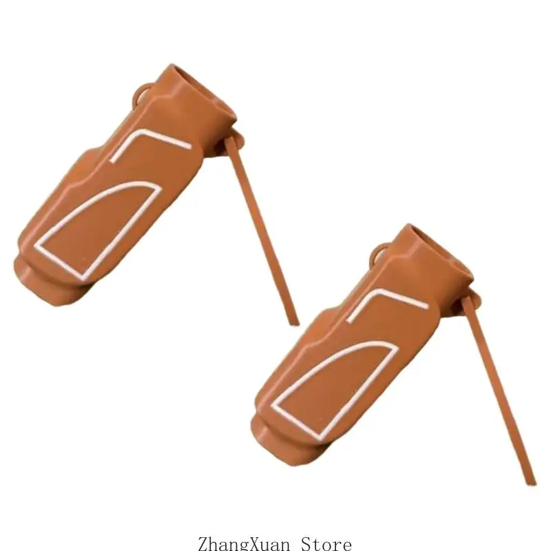 Golftaschen-Stifthalter-Paar mit 3D-Konstruktion für Schreibtisch-Display 3XUF – Detail 5