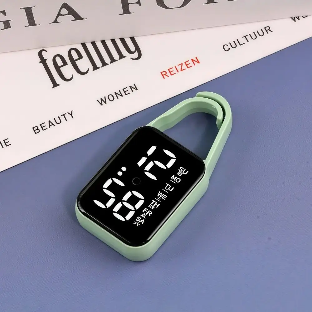 LED Electronic Hanging Watch Portable Waterproof Pocket Watch Pocket Style Digital Display Luminous Pocket Watch