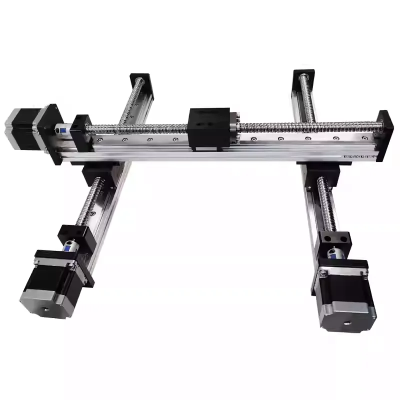 YOSO multi-axis XYZ linear numerical control gantry bearing module high precision 50-1000 mm 3-axis table steel 7 kg