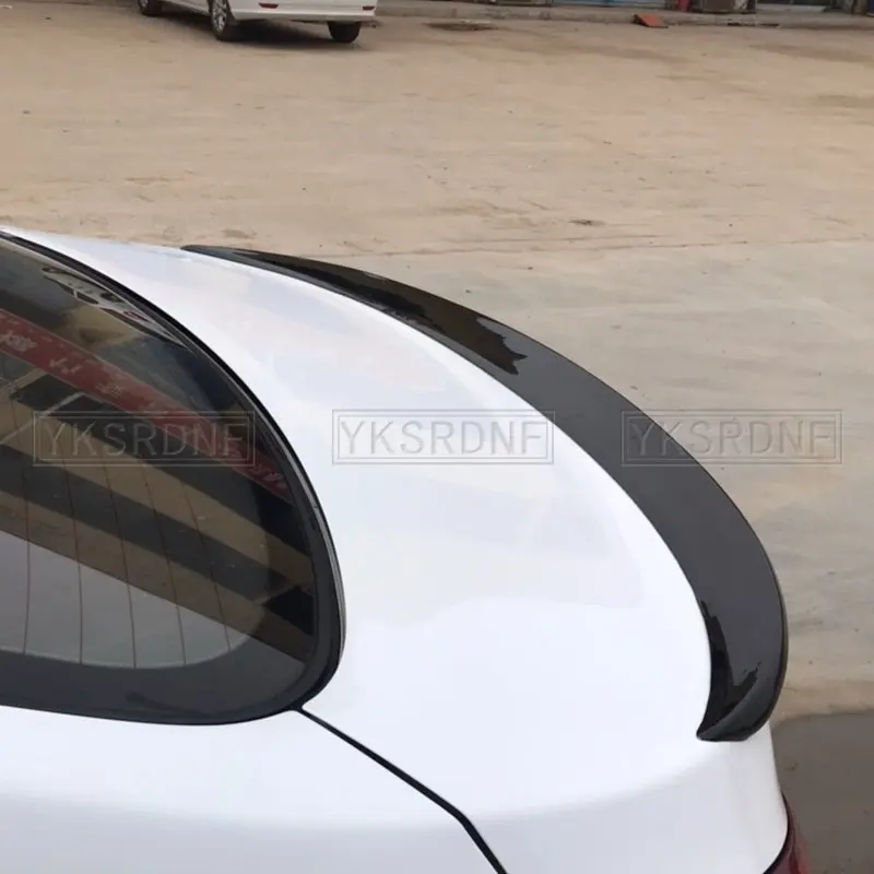 For Hyundai Elantra 2012 2013 2014 2015 ABS Plastic Unpainted Color Rear Trunk Boot Wing Roof Spoiler Car Accessories