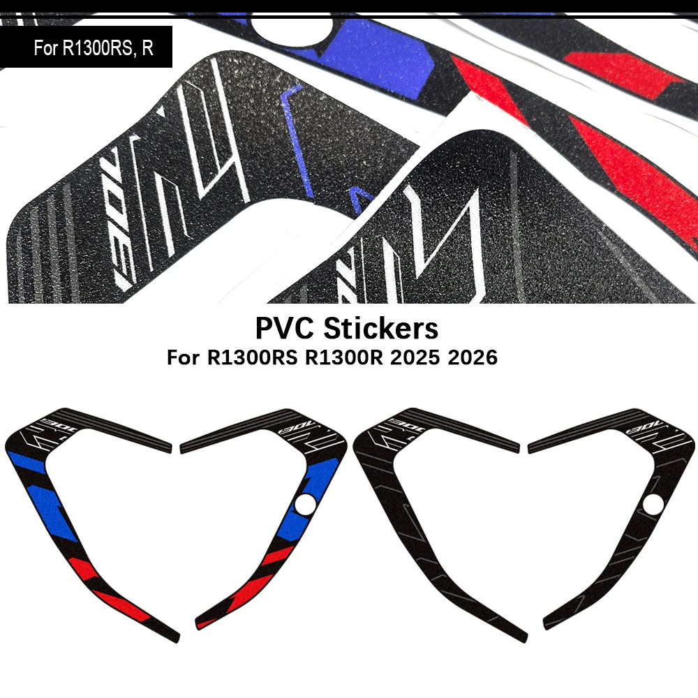 Motorcycle For R1300RS R1300R Tank Pad Cap Grips Gas Fuel Knee Body Stickers Decals Protector RS 1300 R R1300 2025 2026