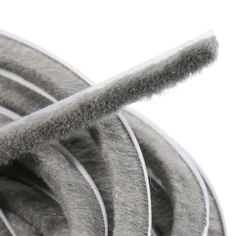 10M samoprzylepna uszczelka wiatroszczelna listwa szczotkowa do drzwi do domu okno taśma dźwiękochłonna uszczelka podkładka izolacyjna do drzwi