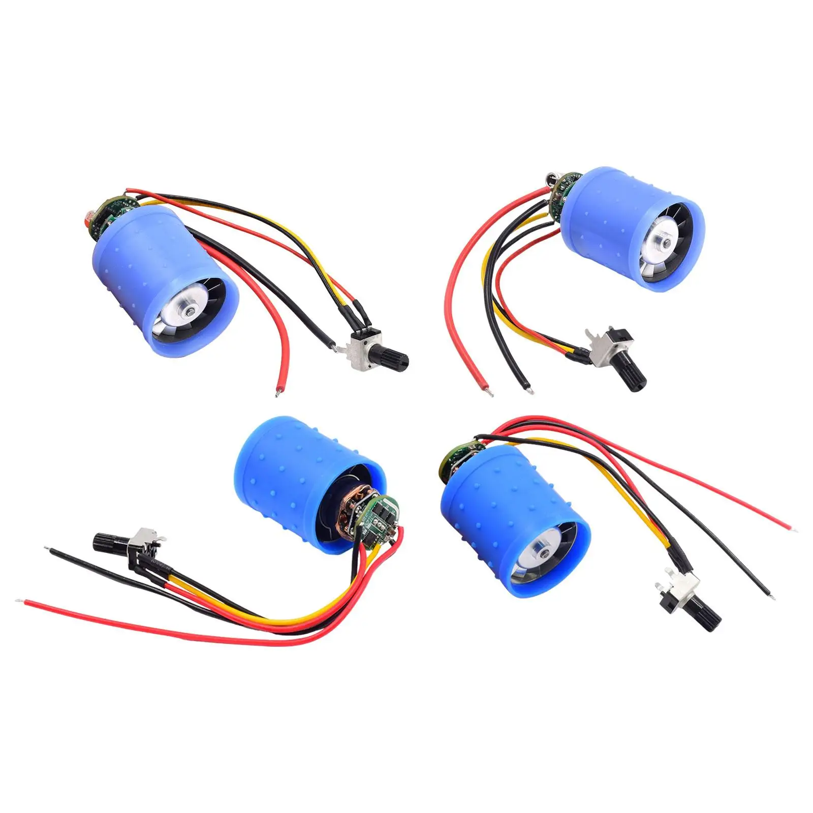 Parte di aggiornamento del mini motore brushless Accessorio fai-da-te Motore del ventilatore canalizzato micro brushless in metallo per progetto elettronico del sistema di raffreddamento