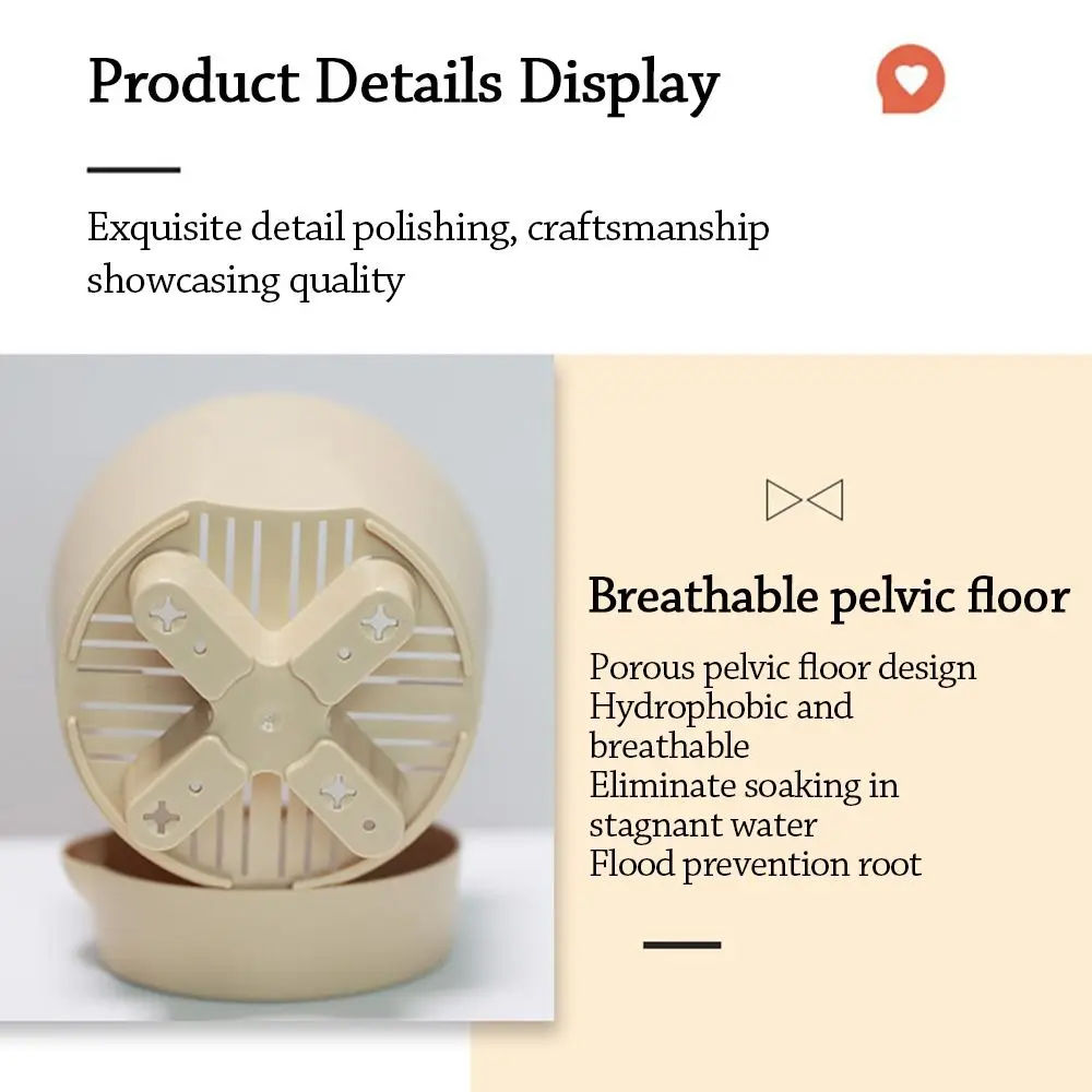 Multicolor Flower Pot Self Watering Detachable Base Self-watering Flowerpot Plastic Round Removable Bottom Planter