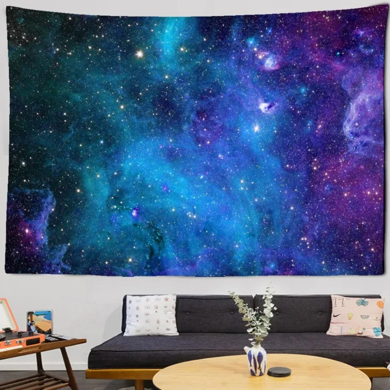 Dream Starry Sky Tapestry Starry Night Sky Galaxy Painting Living Room Home Background Hanging Cloth Wall Decoration TAPIZ