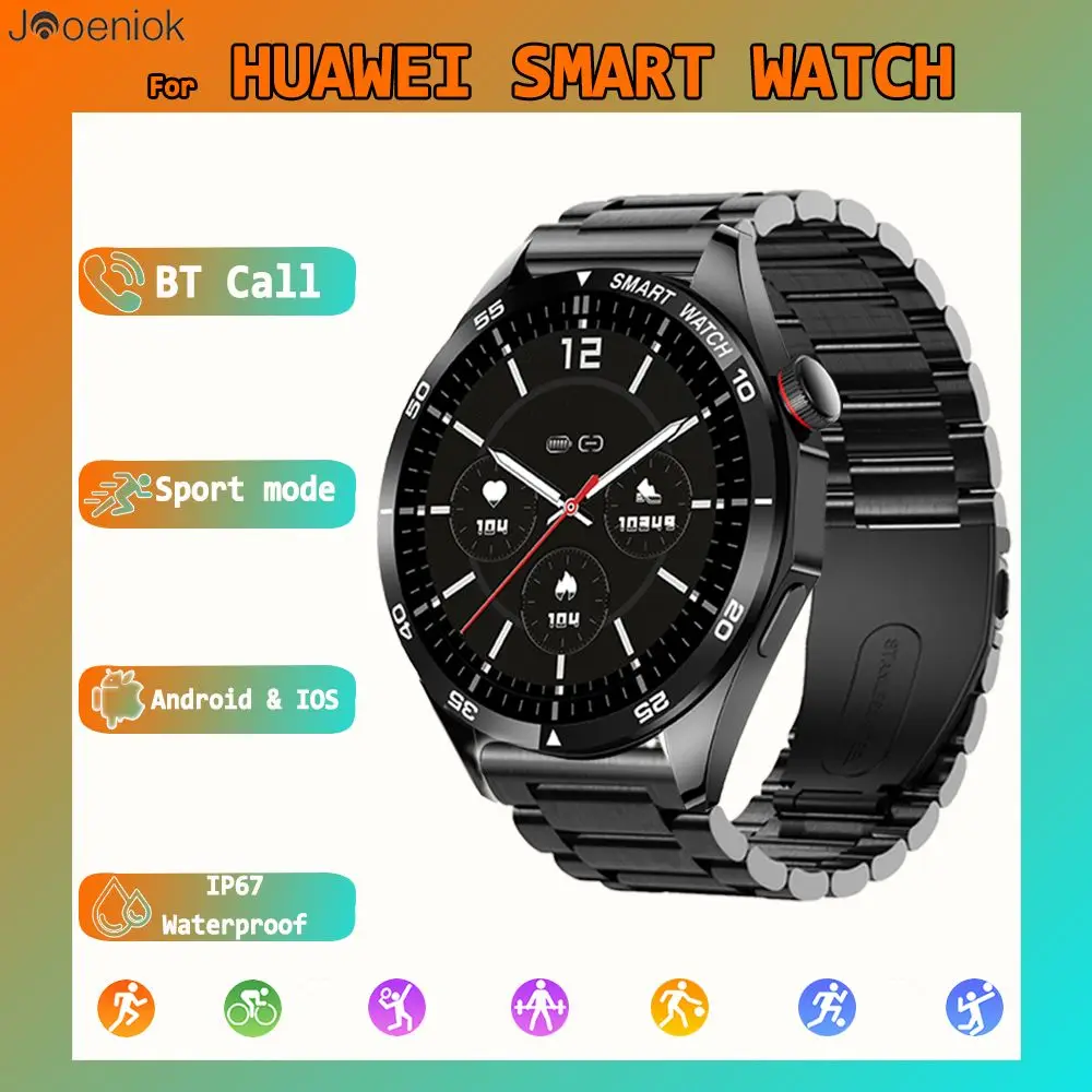 For HUAWEI XIAOMI 2024 New Smart Watch Men 1.28 Inch HD Screen Bluetooth Call Multi Sport Mode IP67 Waterproof Smartwatch women