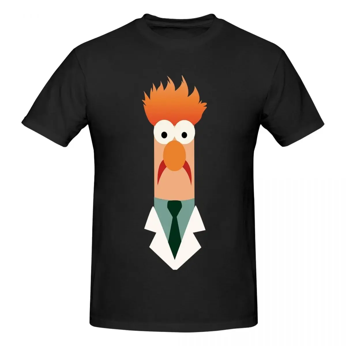 Beaker Essential 100% Cotton T-shirt Male Fashion T Shirts Men Round Neck Short Sleeve S-6XL