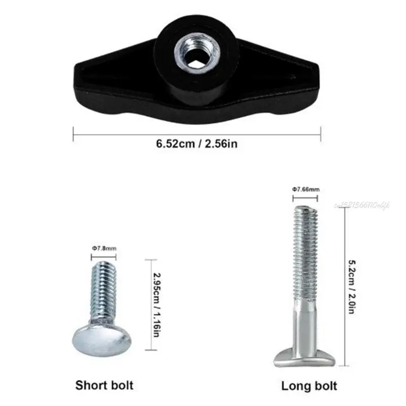 Parafusos grama grama 27rb T parafusos corrimão corrimão preto peças reposição