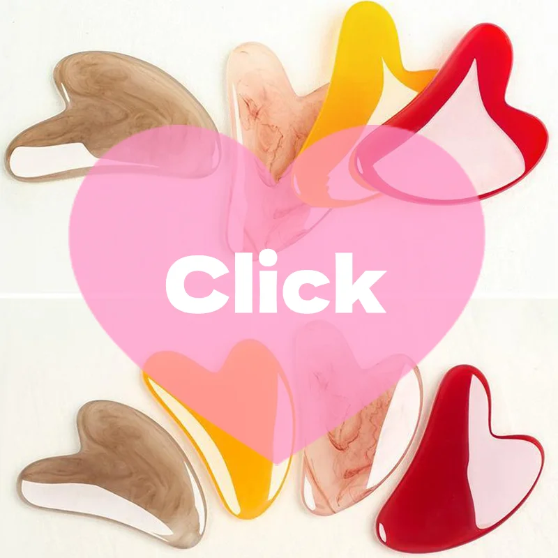 

Resin Gousha Stone For The Face Roller Gouache Scraper Gousha Stone Face Roller Gua Sha Tool Face Roller Massager