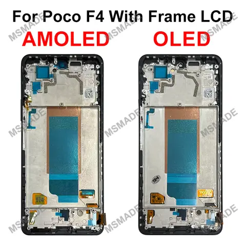 AMOLED For Xiaomi Poco F3 F4 Display M2012K11AG 22021211RG 22021211RI LCD Screen Digitizer Assembly For Poco F4 GT LCD 21121210G