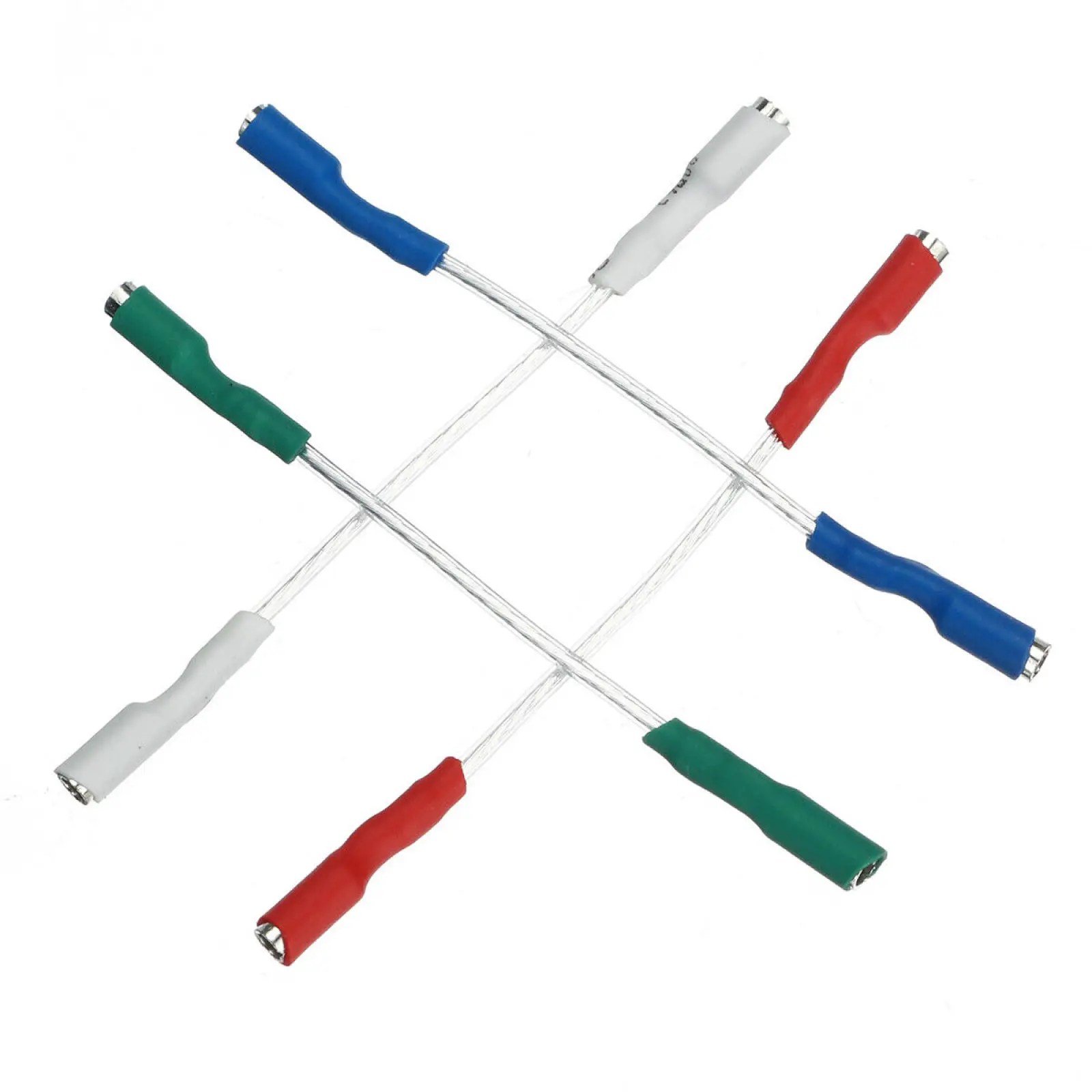 4 pièces/lot fiable haute qualité 7N argent plaqué platine Phono cartouche Headshell fils câbles pour broches 1.2mm-1.3mm