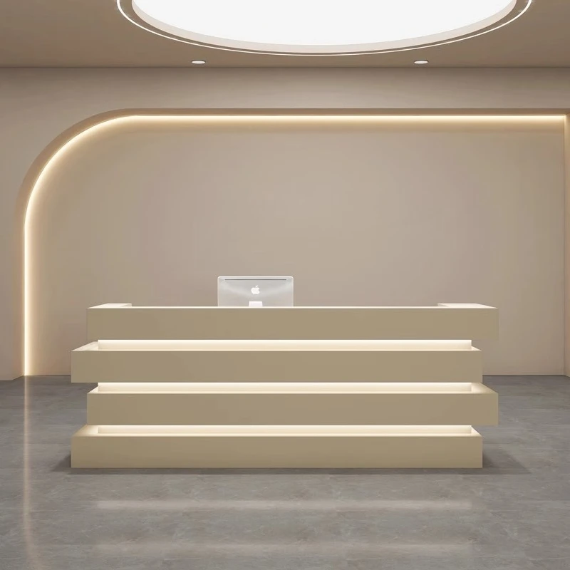 

Скандинавский современный дизайн, стойка регистрации, домашняя портативная консоль, стойка для косметолога, салон, офисная мебель для подиума