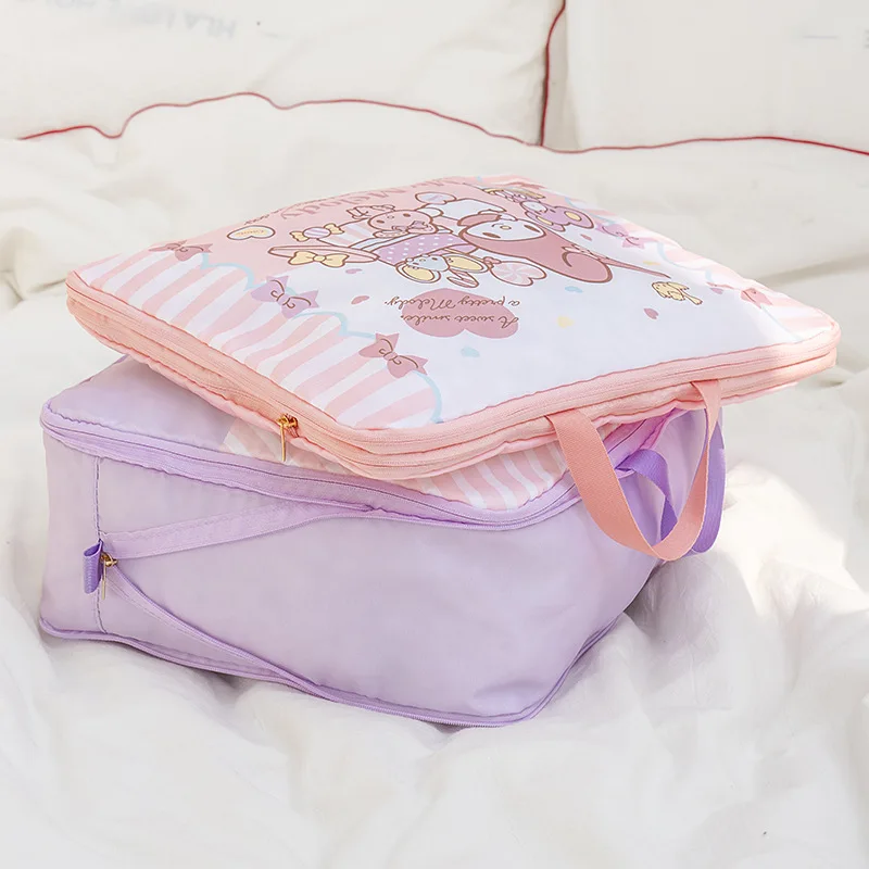 Новая складная сумка для хранения одежды Sanrio, дорожная упаковка с героями мультфильмов, сумка для багажа Kawaii Hellokitty, портативная дорожная сумка