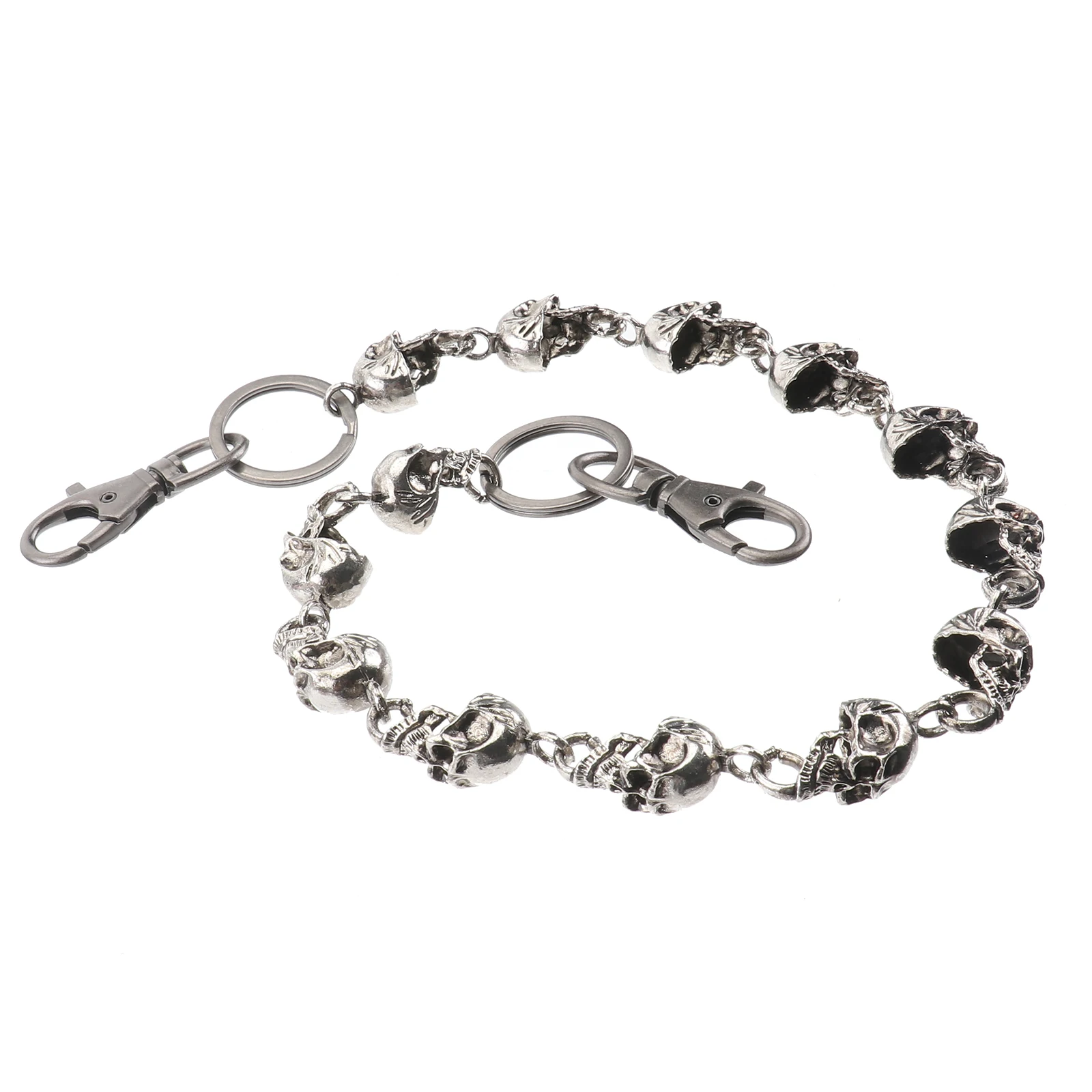 

Pants Retro Waist Vintage Trouser Chain Anti Hip hop Style Ghost Shape Chain Decorative Rave Outfit Fashion Necklace