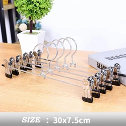 5-20pcs Stainless Steel Trouser Hanger Pants Organizer Drying Clothes  Clip Underwear Skirt Socks Storage Wardrobe