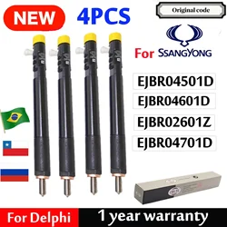 4PCS For Delphi SSANGYONG EJBR04501D A6640170121 EJBR04701D EJBR04601D EJBR03401D Nozzle EJBR03401D Diesel Ful Original Injector