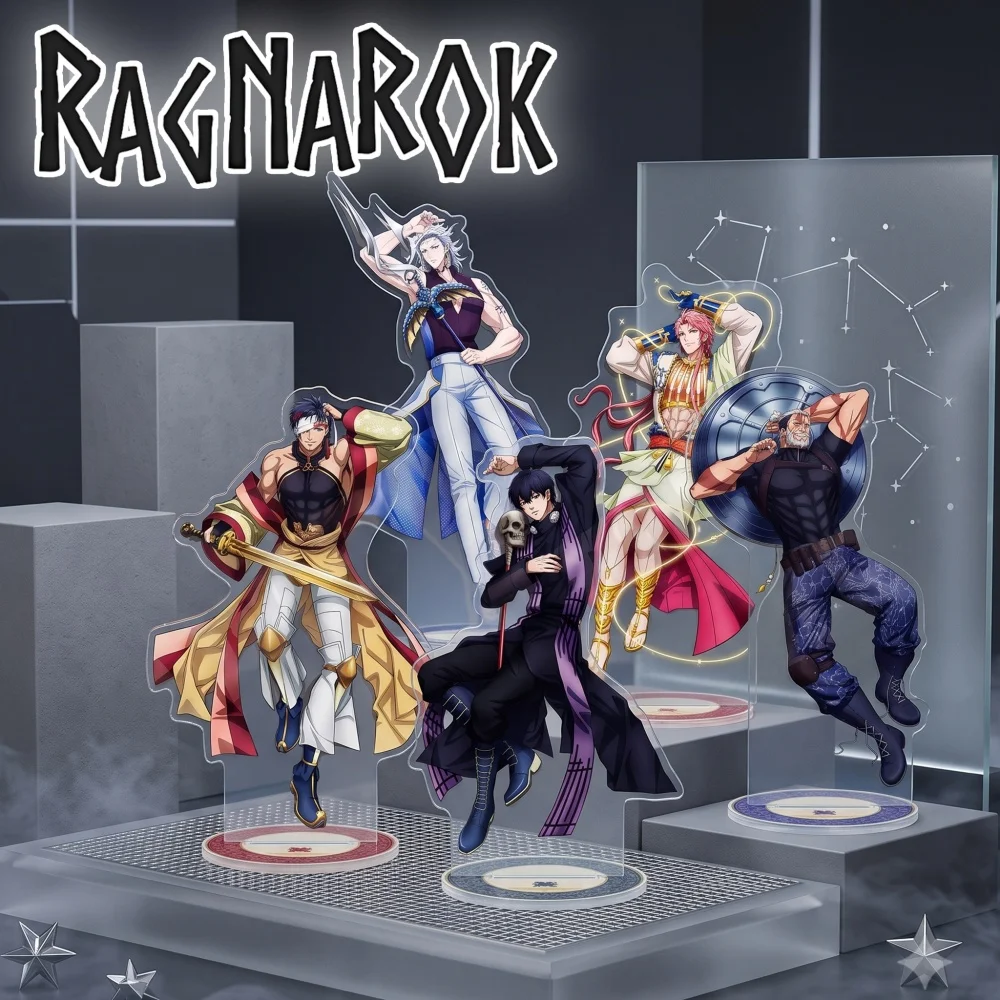 Record of Ragnarok Anime Acrylic Stand Keychain Thor Lu Bu Shiva Poseidon Buddha Collectible Character Merch Fans Gift