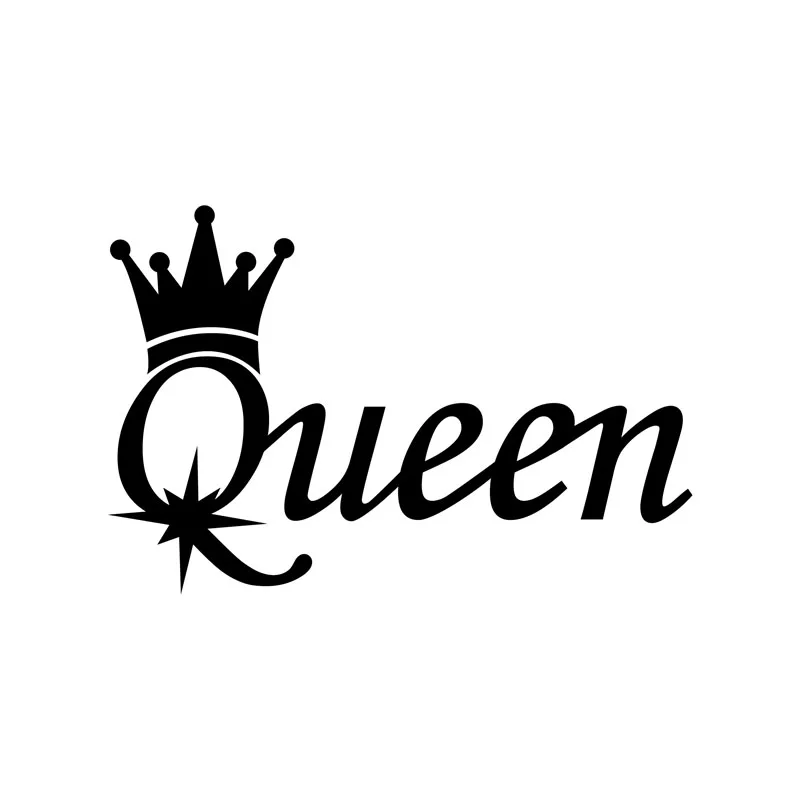 15.3cm*10cm fashion queen vinyl Automobile motorcycle sticker personalized automobile decoration stickers