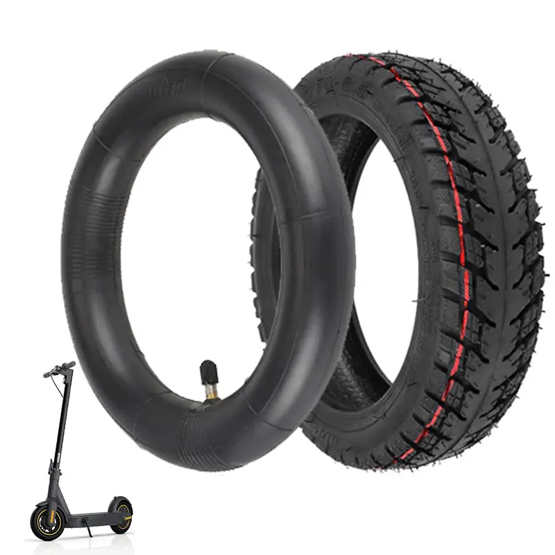 

Ulip 60/70-6.5 Scooter Tires With Inner Tube 10 Inch Tire Replacement Straight Vavle for Ninebot Max G30 Electric Scooters Parts