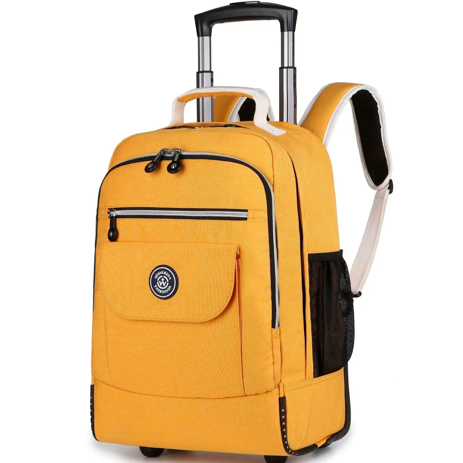 Fashion Trolley Luggage Backpack with Wheels Travel Large Capacity Trolley Bags Rolling Bag Business Laptop Schoolbag