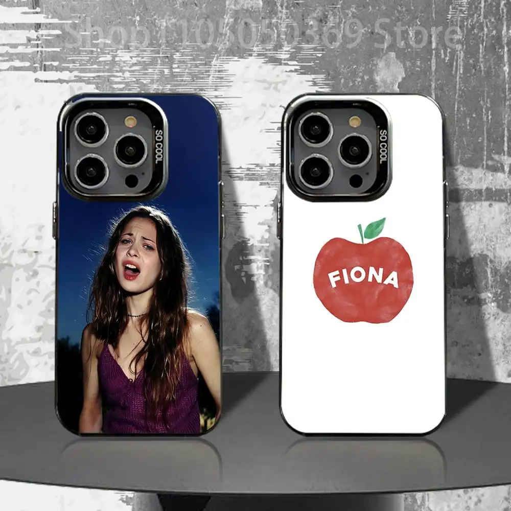 

F-Fiona A-Apple Phone Case For iPhone 16,15,14,13,12,11,Pro,XS,Max,Plus,Mini,SE4,E Black Matte Shockproof Cover
