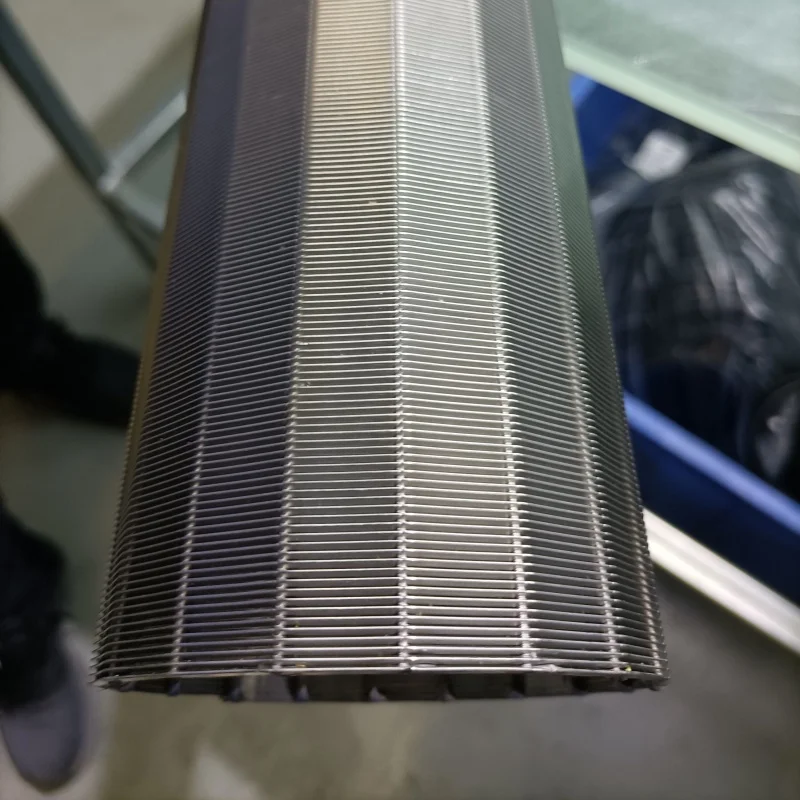 Stainless Steel 304 Wedge Wire Filter Screen Long Service Life Corrosion Resistance for Wastewater Sewage Treatment Metal Mesh