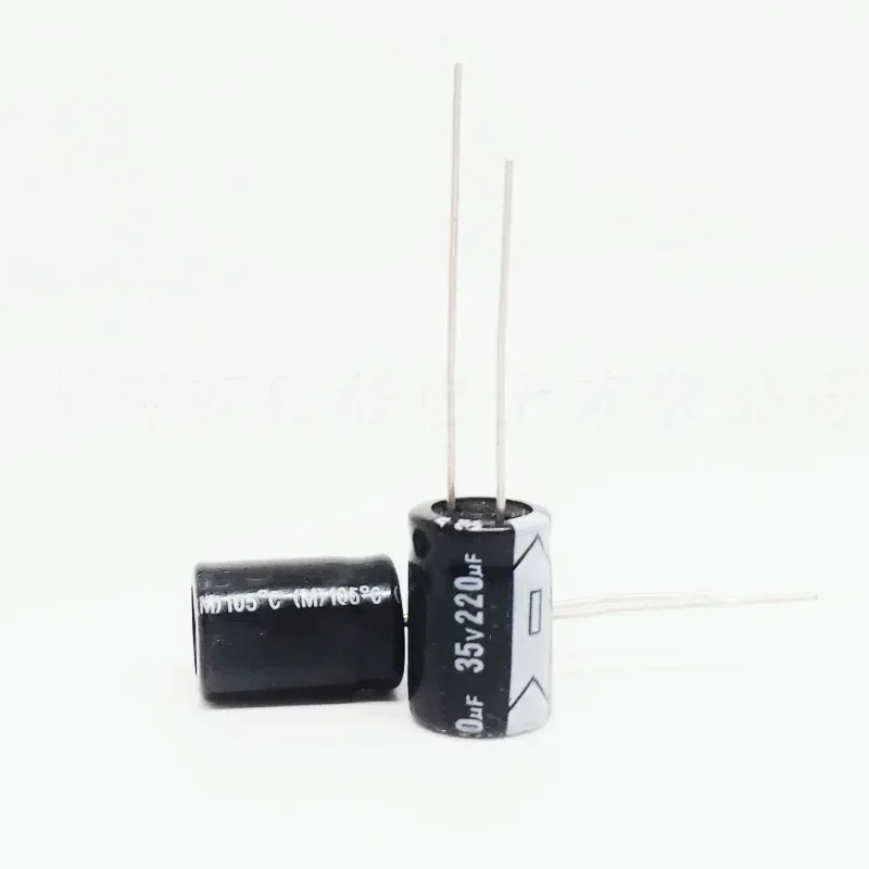 

(20PCS）35v220uf Aluminum Electrolyti5c Capacitor Size:8x12mm 35V 220uf High Quality