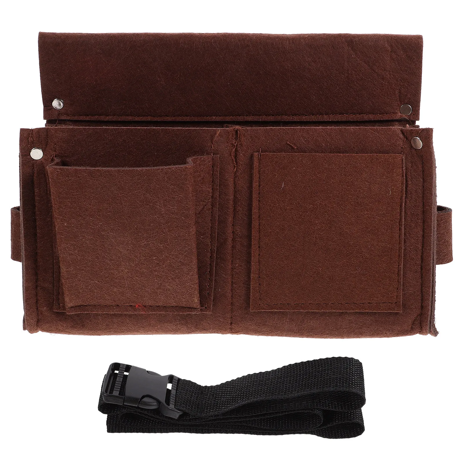 Sturdy Tool Belt Bag for Construction Workers and Woodworkers Adjustable Buckle Belt Heavy Duty Nail Pouch with Separate