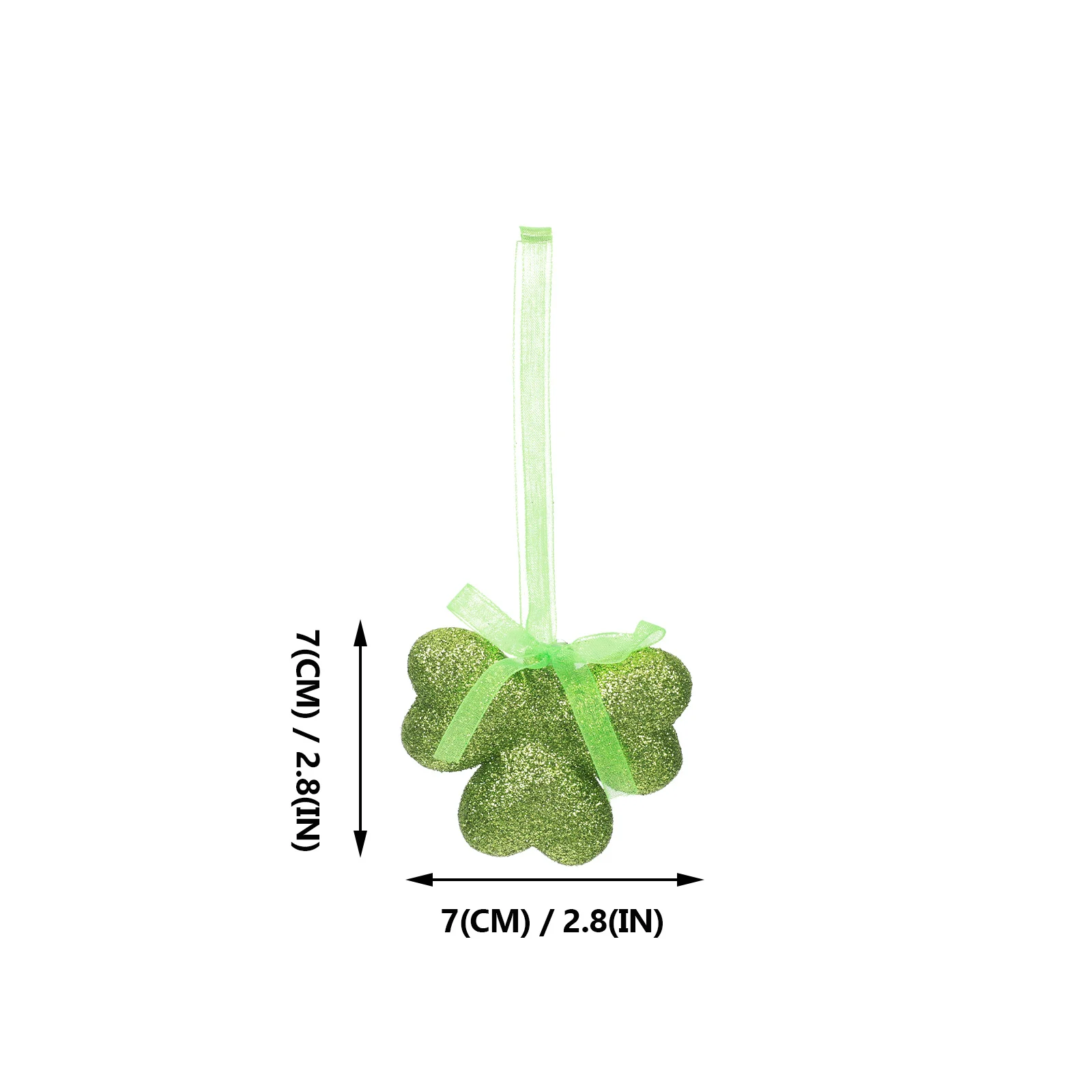 

24pcs Three Leaf Clover Decorative Pendant St Patrick’s Day Festival Decoration Foams Shamrock Hanging Party Gift Family