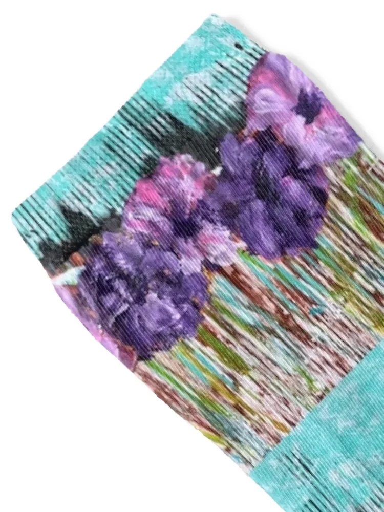 Textured Field of Purple by Debra Campbell Socks anime luxe sheer gifts Boy Child Socks Women's