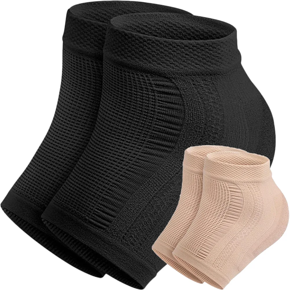 

2Pairs Outdoor Heel Socks Washable Reusable Moisturizing Foot Protector Relieve Ankle Pain for Standing Supple Heel Socks