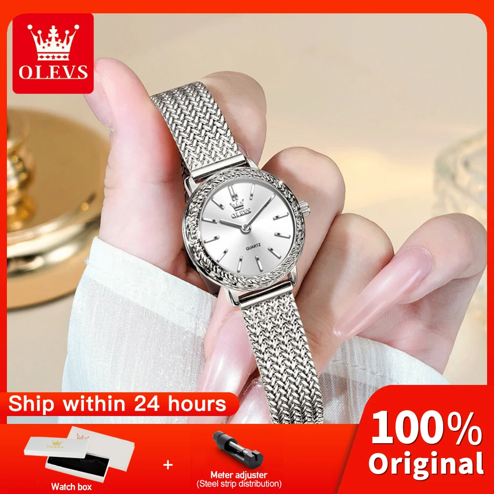 OLEVS 5643 Women Watch Original Simple Watches For Women Quartz Watch Waterproof Luminous Gifts For Women Reloj Mujer