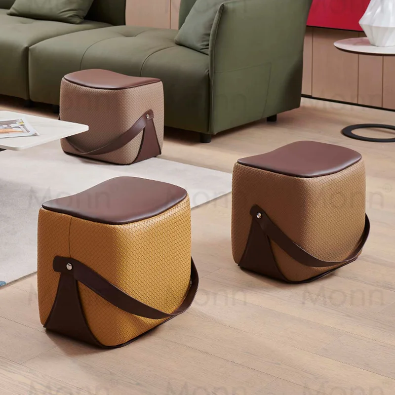 Italian Style Modern Simplicity Stools Designer Multifunctional Living Room Originality Stools Storable Furniture Taburetes HBLC