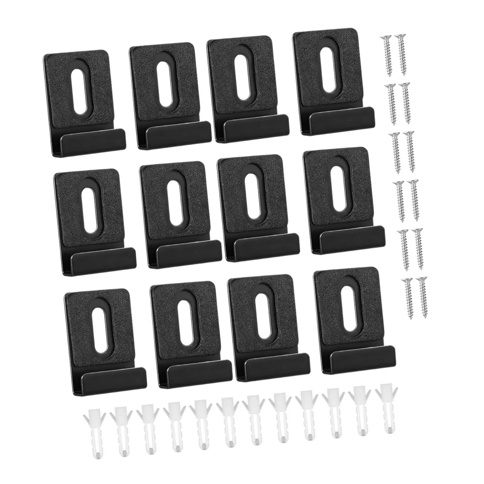 12Pcs Metal Mirror Clips, Retainer Clips ,Mirror Hanger Clips