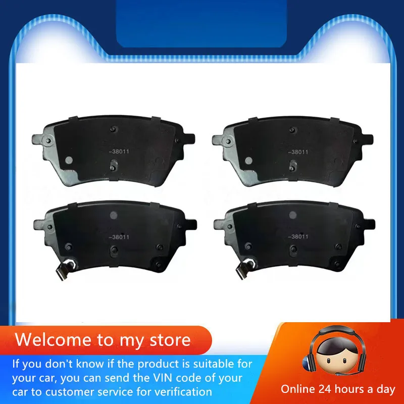 Rear Brake Pads-38011 For Jmc Yusheng S350 Yuhu 9/Auto Parts