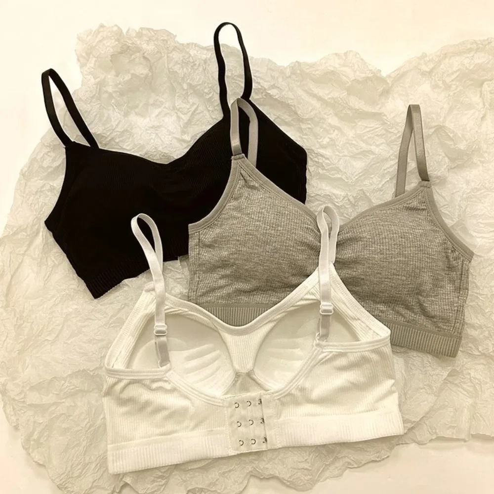 

Simple Shockproof Seamless Bra Anti-sagging Underwear Bralette for Women Vest Top Intimates Wireless Push Up Bra Daily