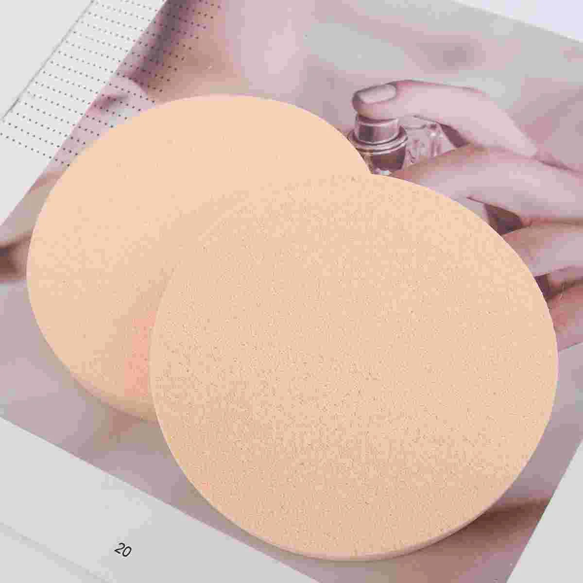 

12pcs Beauty Makeup Facial Sponges Puff Skin Color Dry and Wet Puff Powder Puff (Large Size, Skin Color)